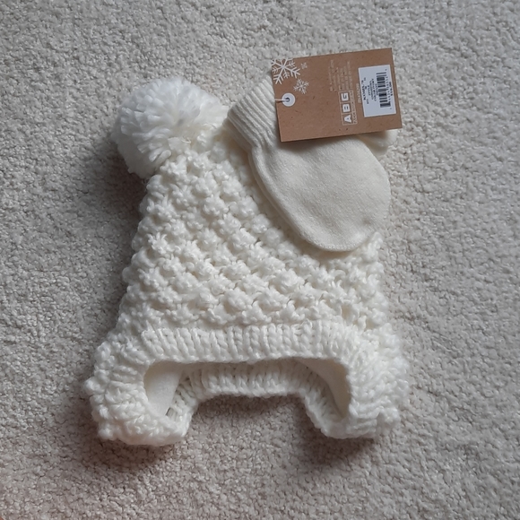 ABG Accessories Other - 3 for $30. Infant hat and mittens ser